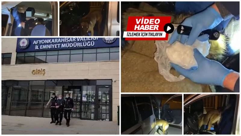 Narkotik köpeği kokaini bakın nasıl buldu