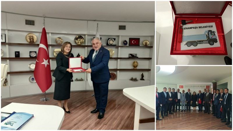 Başkan Karaman TBB Başkanı Fatma Şahin ile görüştü