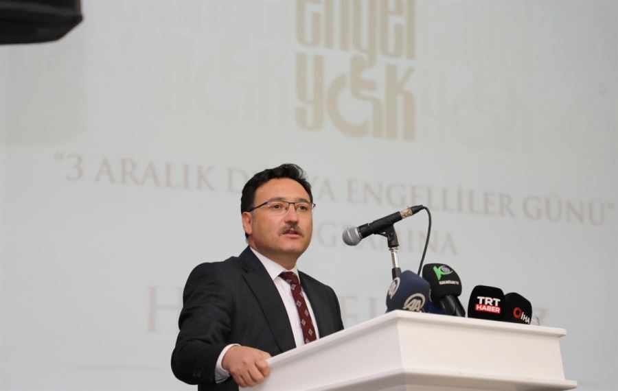 Vali Çiçek; “En büyük engel anlayışsızlık, hoşgörüsüzlüktür”