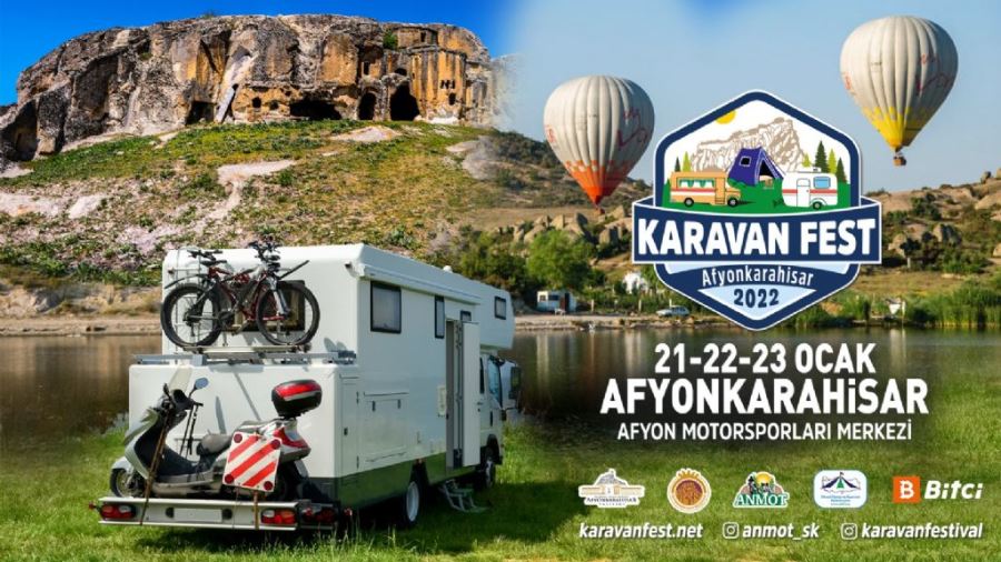 Karavan tutkunları Afyon’da buluşuyor