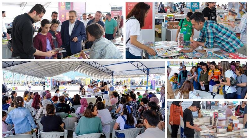 Afyonkarahisar Kitap Fuarı ziyaretçi akınına uğruyor