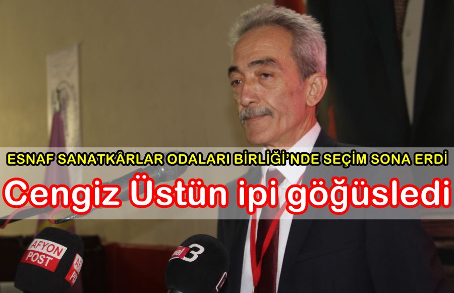 Cengiz Üstün ipi göğüsledi