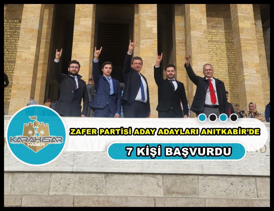 Zafer Partisi aday adayları Anıtkabir’de