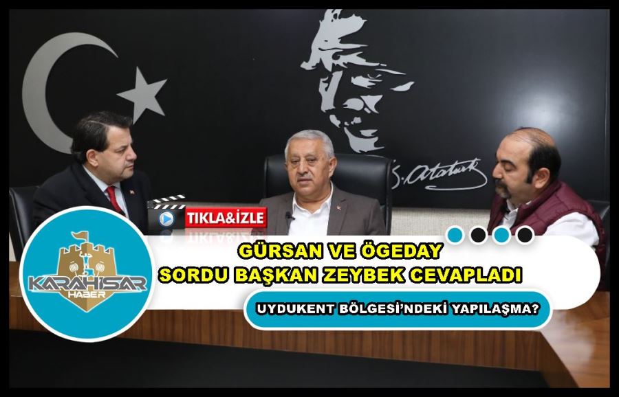 Gürsan ve Ögeday sordu Başkan Zeybek cevapladı