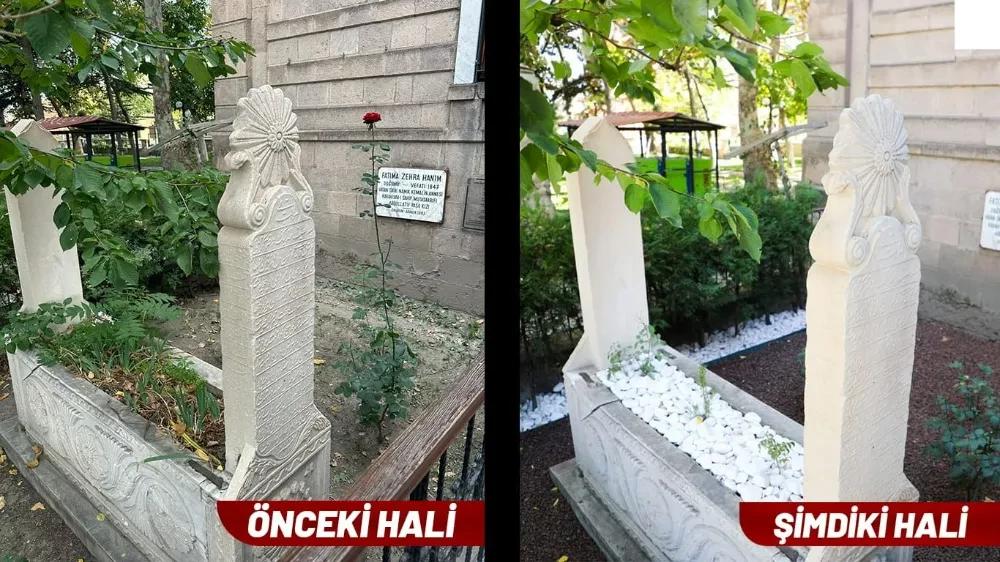 Vatan Şairi Namık Kemal’in Annesinin Mezarına Afyonkarahisar Belediyesi