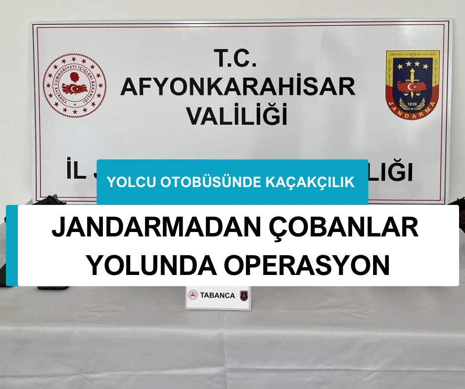 JANDARMADAN ÇOBANLAR YOLUNDA OPERASYON