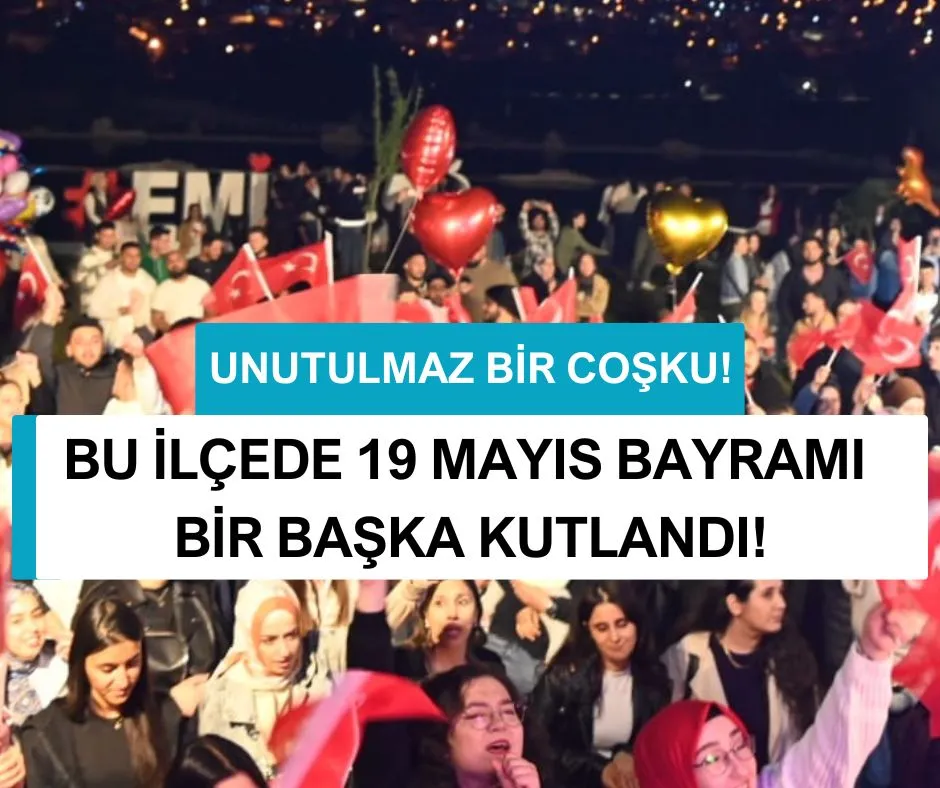 BU İLÇEDE 19 MAYIS BAYRAMI BİR BAŞKA KUTLANDI!