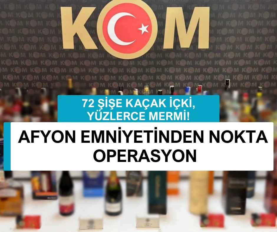 AFYON EMNİYETİNDEN NOKTA OPERASYON