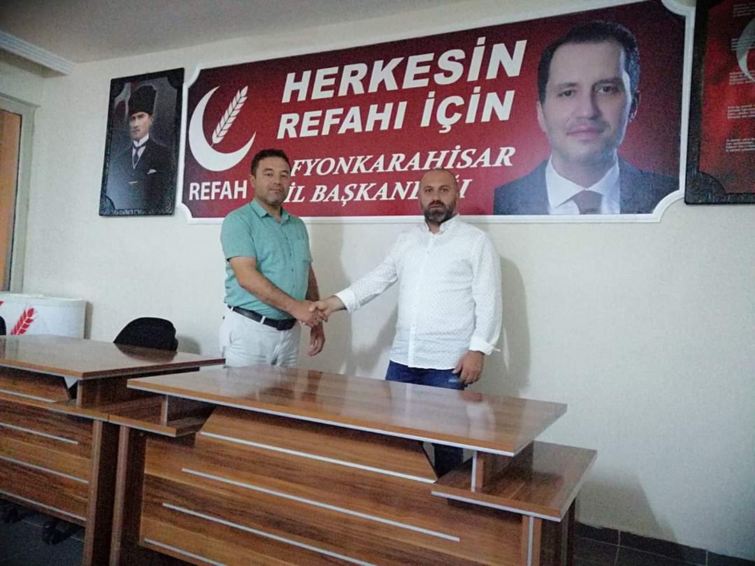 Yeniden Refah Partisi Afyonkarahisar Merkez İlçe Başkanlığında kan değişimine gidildi.