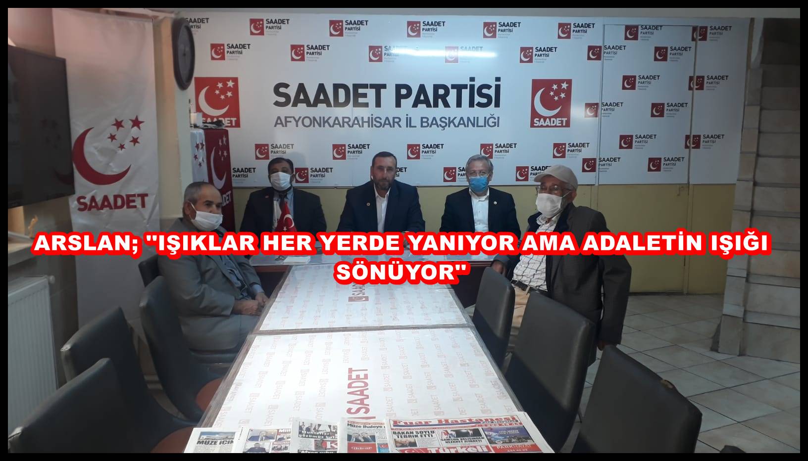 IŞIKLAR HER YERDE YANIYOR AMA ADALETİN IŞIĞI SÖNÜYOR