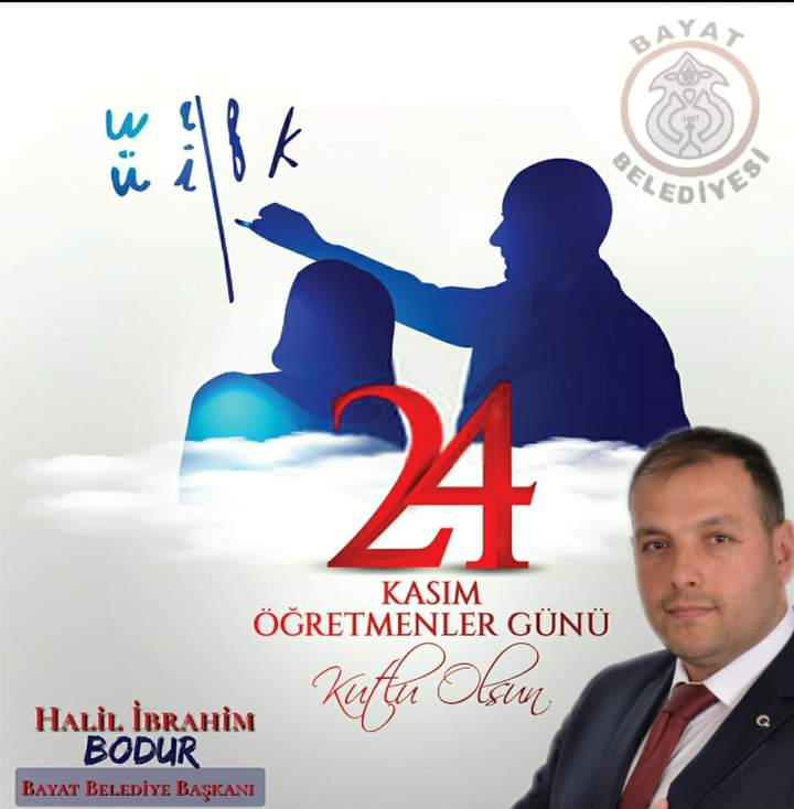 BAŞKAN BODUR`DAN 24 KASIM ÖĞRETMENLER GÜNÜ MESAJI