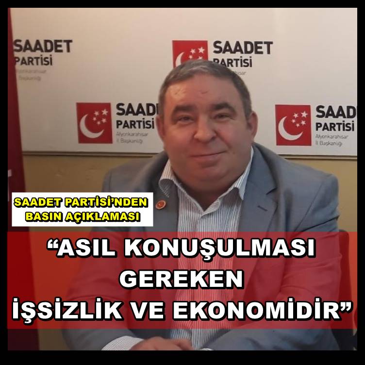 ?ASIL KONUŞULMASI GEREKEN İŞSİZLİK VE EKONOMİDİR?