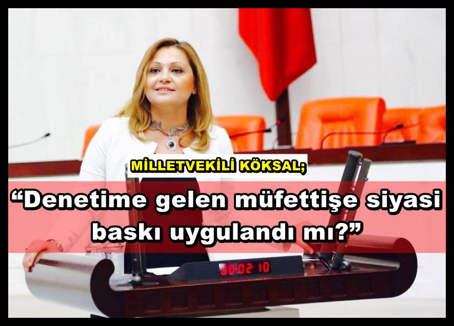 ?Denetime gelen müfettişe siyasi baskı uygulandı mı??