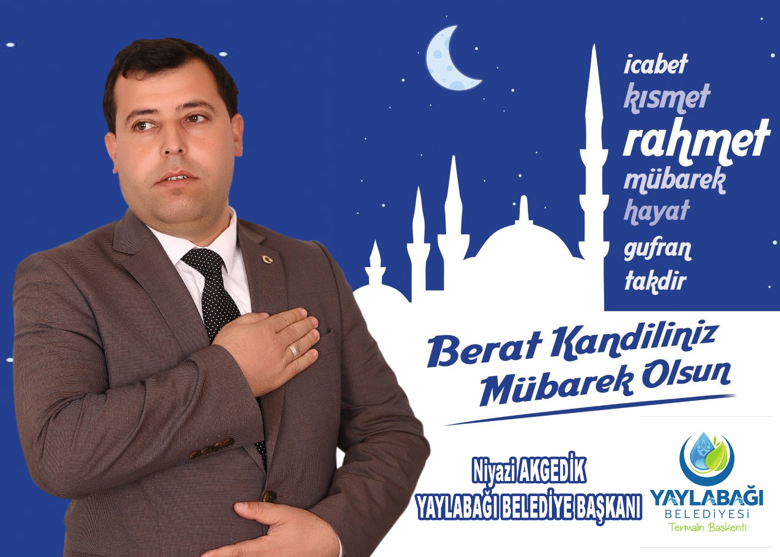 Başkan Akgedik?ten Berat Kandili mesajı