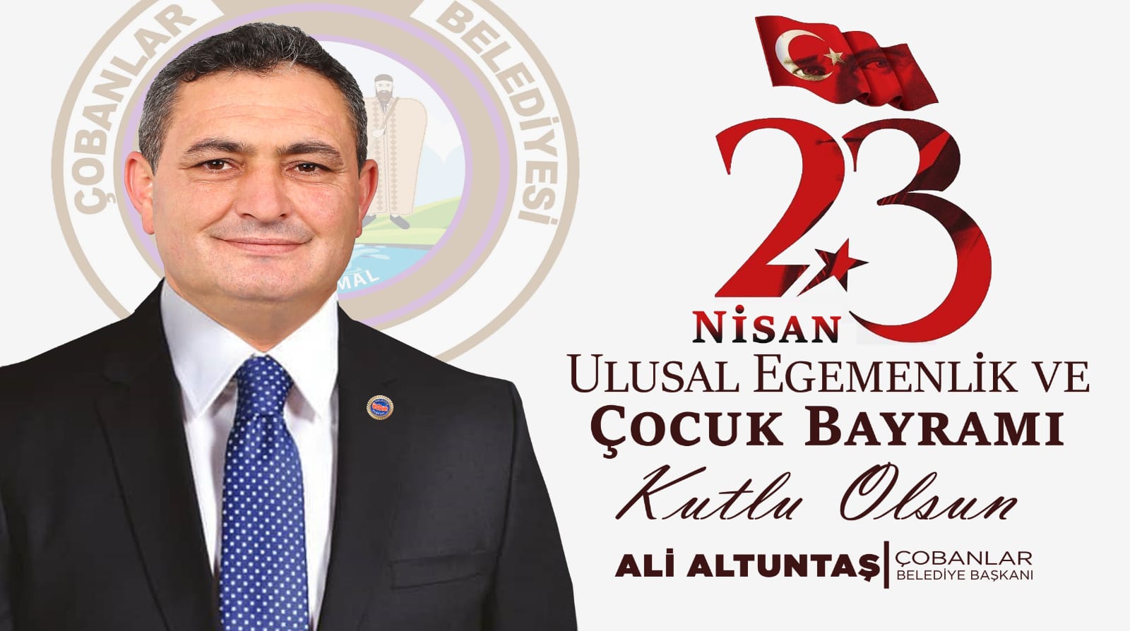 Başkan Ali Altuntaş`tan 23 Nisan mesajı