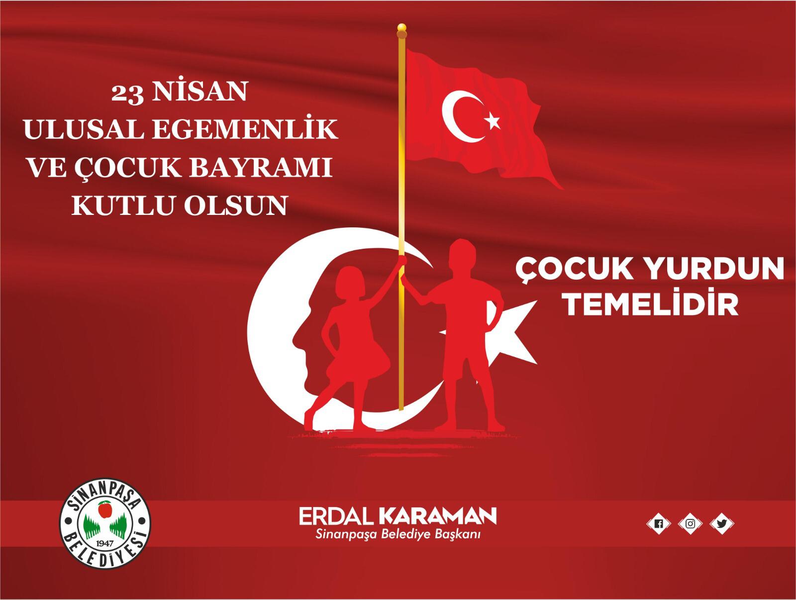 Başkan Karaman?dan 23 Nisan mesajı