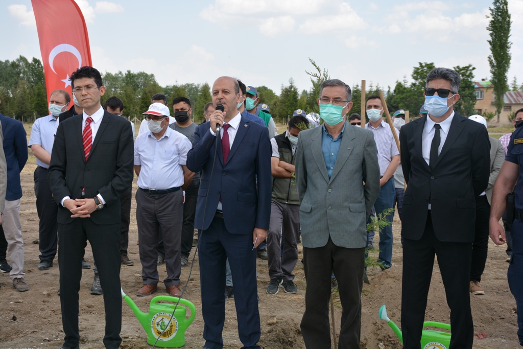 Şuhut Millet Bahçesi?nde ilk fidanlar toprakla buluştu