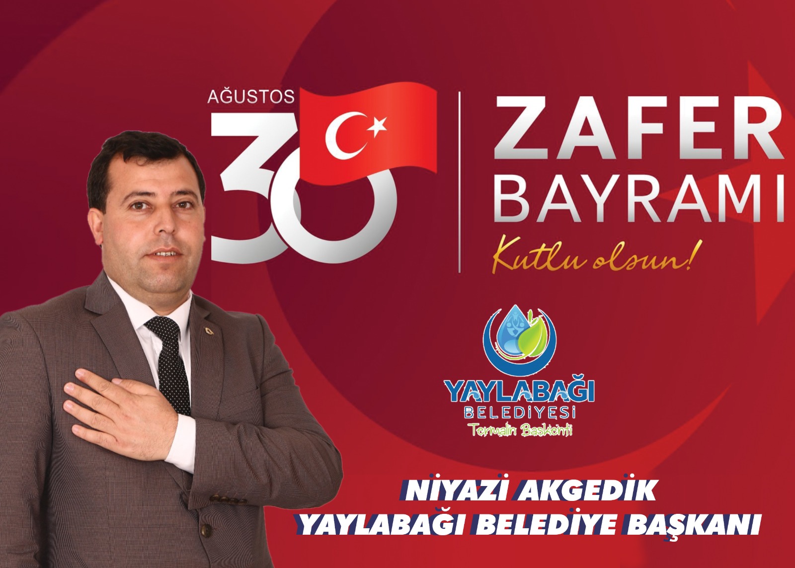 Başkan Akgedik?ten Zafer Bayramı mesajı